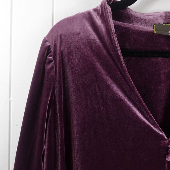 Taylor Womens Velvet Shift Dress Size 16W - Picture 4 of 12